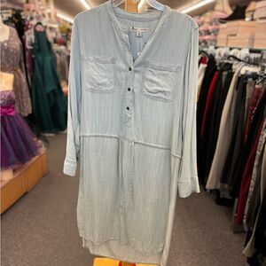 Larry Levine denim dress S